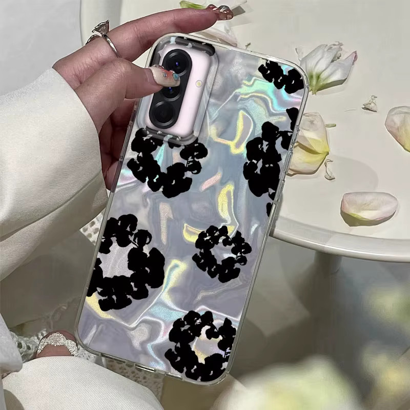 Schwarze D-Denims T-Tränen Handyhülle für Samsung Galaxy A-Serie in Luxus-Design - Bild 3