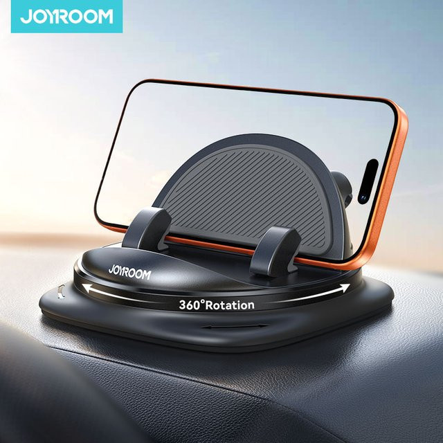 Joyroom Universelle Dashboard Autotelefonhalterung aus Silikon in Schwarz als rutschfeste Antislip-Matte - Bild 1