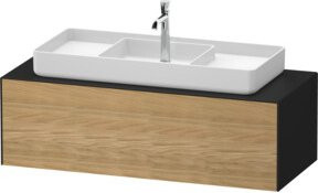 Duravit Waschtischunterschrank White Tulip in Weiß, Breite: 130 cm, Tiefe: 55 cm, Höhe: 55 cm - Bild 1
