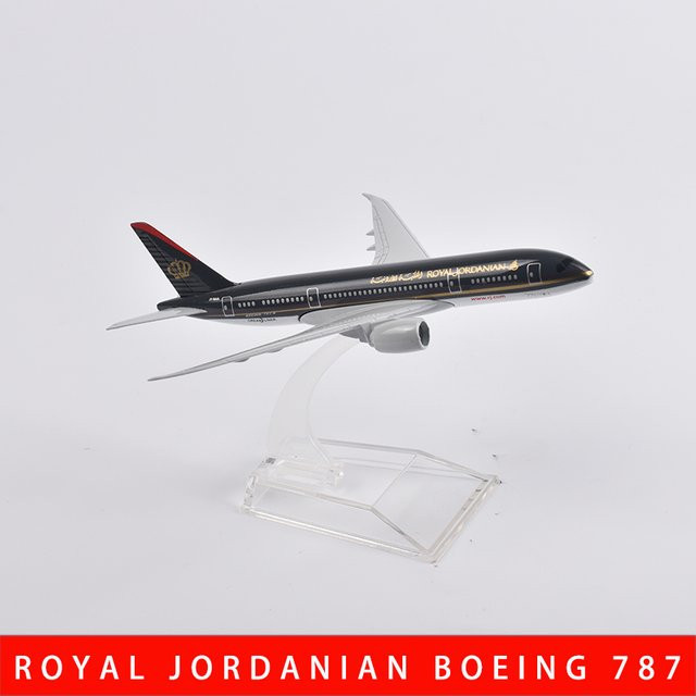 JASON TUTU Jordanian Airlines Royal Flugzeugmodell, 1:400, Metall - Bild 1