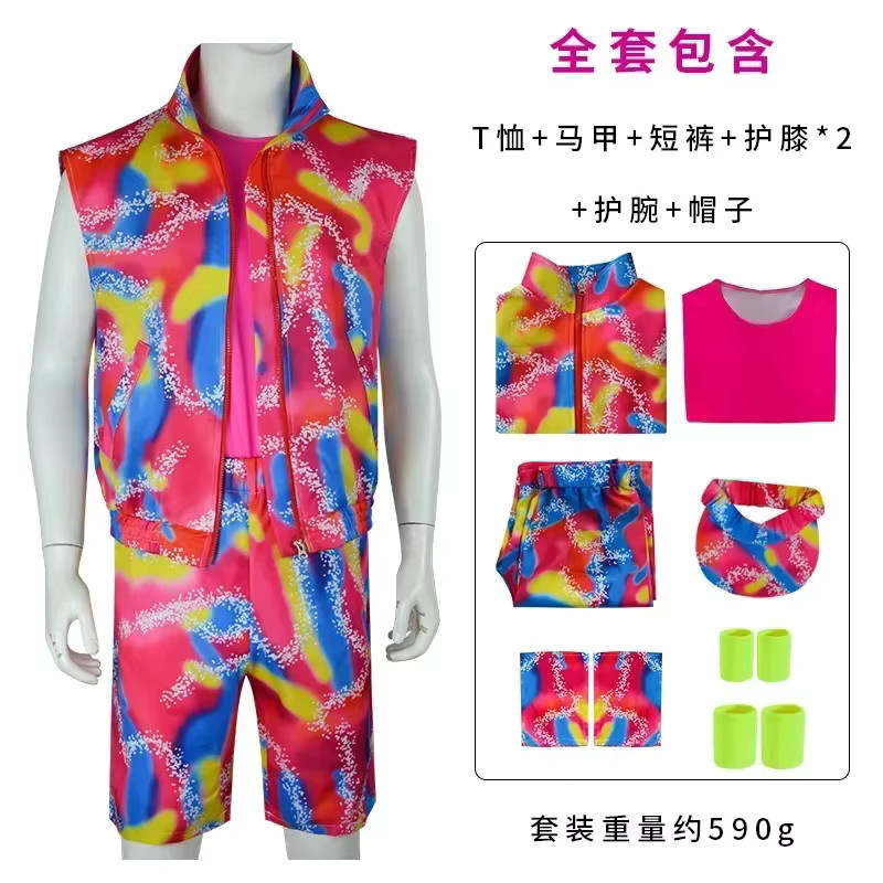 HHYRCOS Barbie Workout-Outfit, Kostüm, Set / Bundle, Rosa / Pink - Bild 2