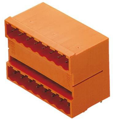 Weidmüller Stiftgehäuse-Platine BL/SL 5.08 in Orange, 12 Polzahl, Rastermaß 5.08 mm, 50 Stück - Bild 1