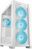 Asus TUF Gaming GT302 ARGB Midi-Tower PC-Gehäuse in Weiß mit 4 vorinstallierten Lüftern und USB-C Anschluss - Bild 1