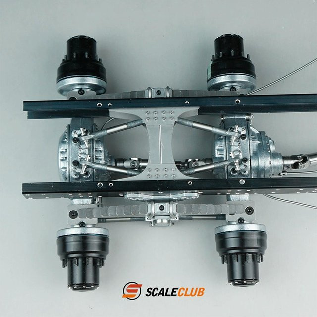 SCALECLUB Tamiya 1/14 Anhänger LKW Muldenkipper, Metall, 1:14 - Bild 1
