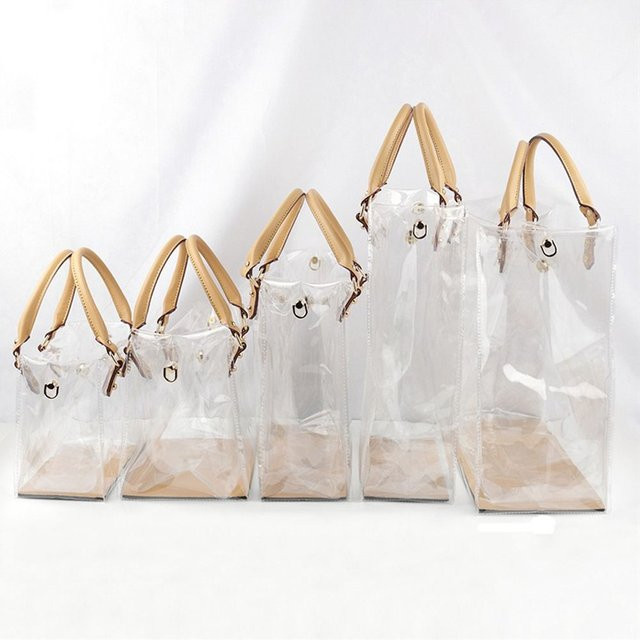 DIY Set zum Selbermachen einer transparenten PVC Einkaufstasche und Handtasche als Bastelzubehör für Erwachsene - Bild 1