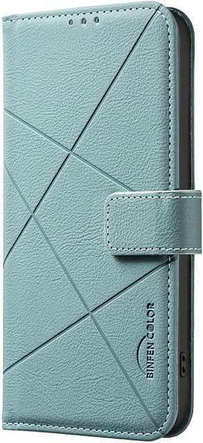RFID-Blockierendes Leder-Wallet Flip Case für Samsung Galaxy A57 5G A37 5G A27 5G A17 5G A07 4G in Grün - Bild 1