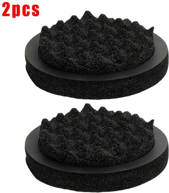 CosyHome 2er Set Universal 6,5 Zoll Autotür Lautsprecher Schaumstoffringe Bass Blocker in Schwarz - Bild 1
