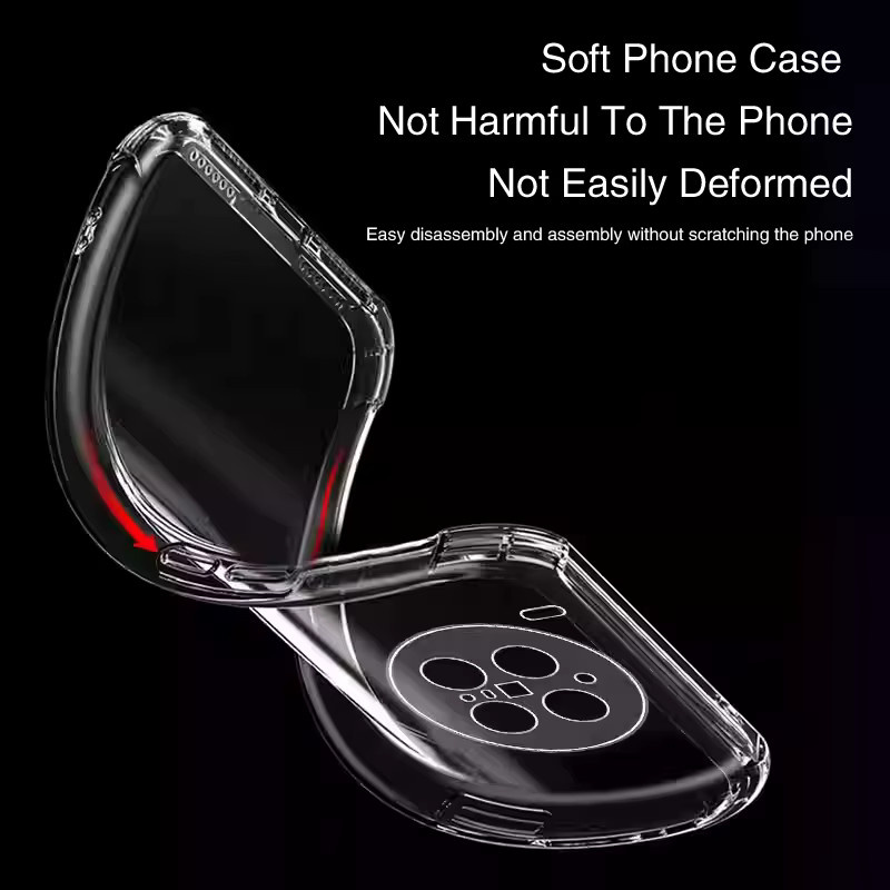 Funda Stoßfeste Silikonhülle für Vivo X300 Ultra X300 Pro X300S in Transparent - Bild 4