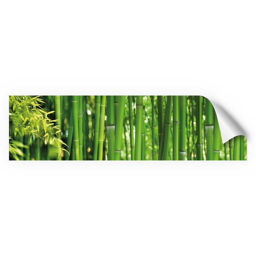 Myspotti Küchenrückwandfolie Bambus in Holzoptik, Selbstklebend, B: 220 cm, H: 60 cm - Bild 2