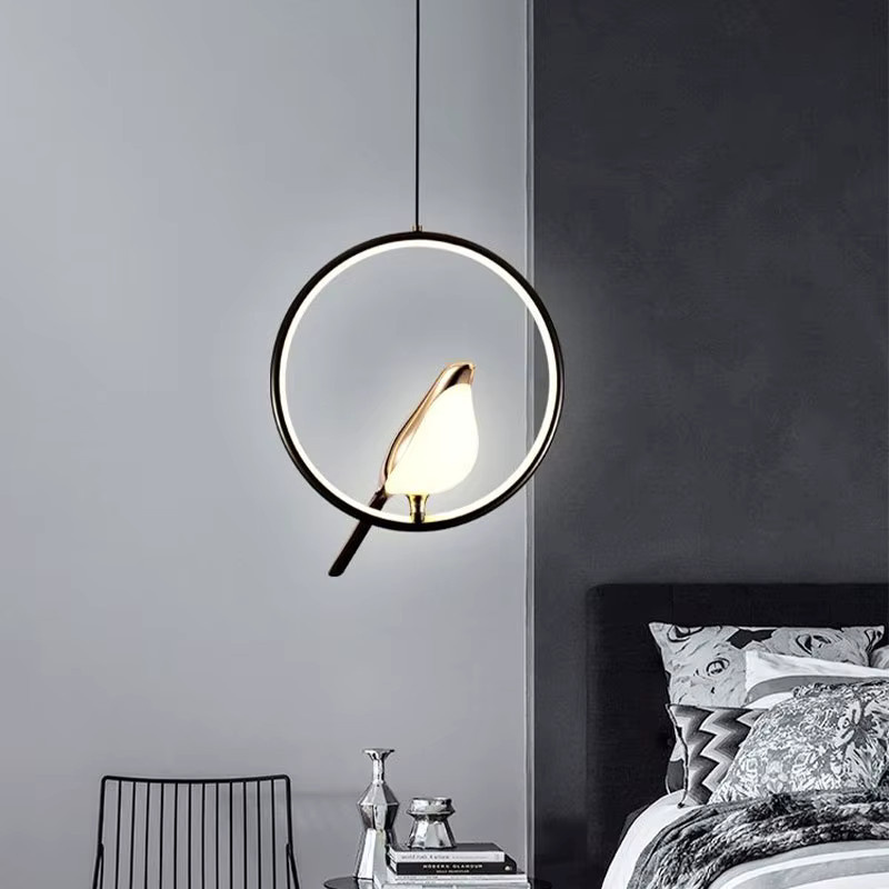 HAULVANG LED Kronleuchter mit Elster-Vogel Design als Hängelampe in Gold oder Silber - Bild 4