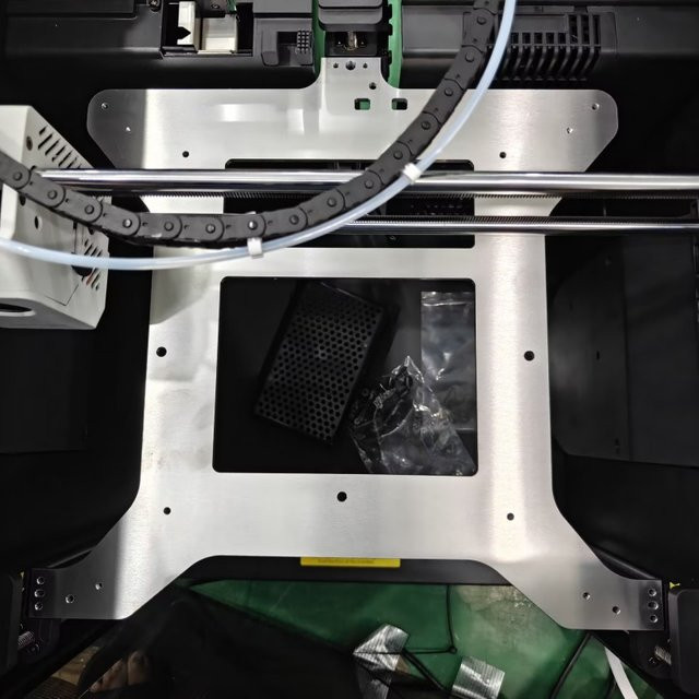 Funssor CNC-Bettwagen aus 5mm Aluminiumlegierung für Anycubic Kobra S1 Max Combo in Silber - Bild 1
