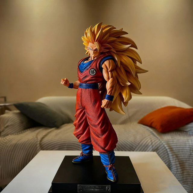 Bandai Dragon Ball SSJ3 Goku Actionfiguren, 54 cm, Kunststoff - Bild 1