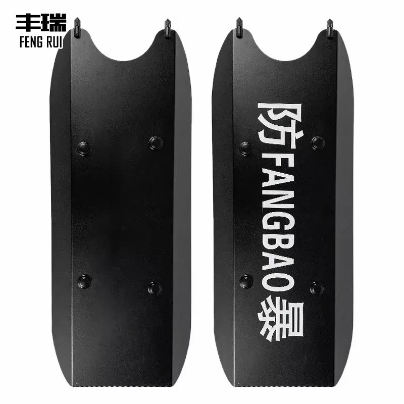 Taktischer Armschild aus Aluminiumlegierung zur Selbstverteidigung und als Schnittschutz, Farbe: Schwarz - Bild 2