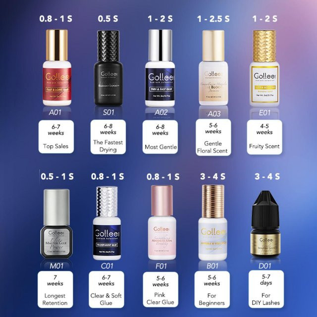 Gollee Wimpernverlängerungskleber, 5 ml - Bild 1