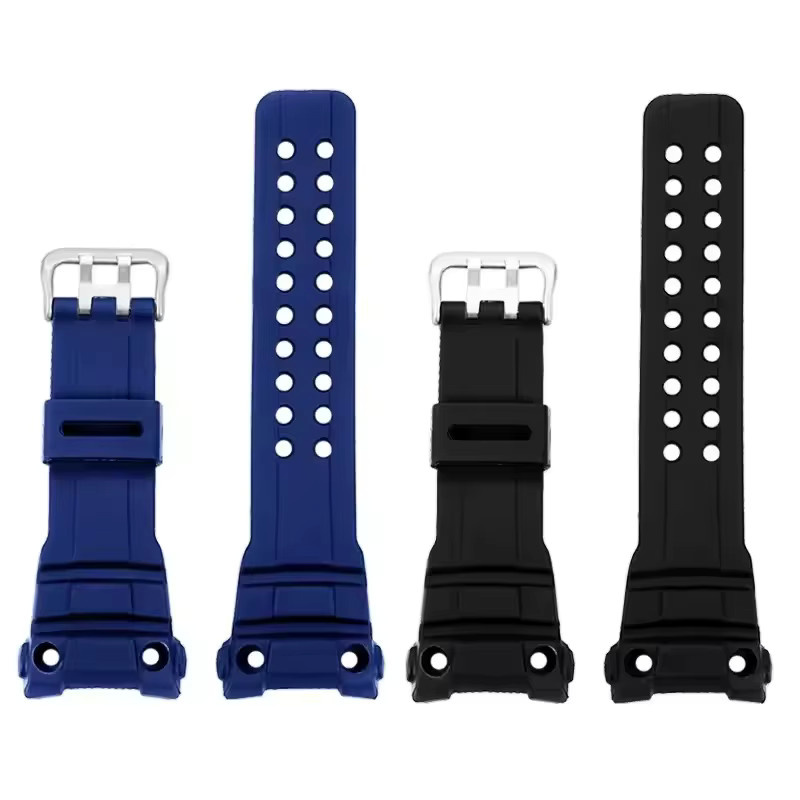 Casio Uhrenarmband, Silikon, Harz, Schwarz, Herren - Bild 5