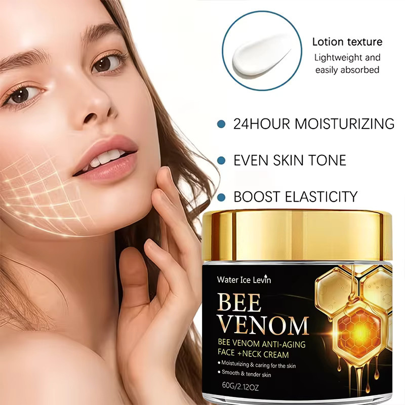 Water Ice Levin Anti-Aging Gesichts- und Halscreme mit Kollagen und Aloe Vera, Reife Haut - Bild 3