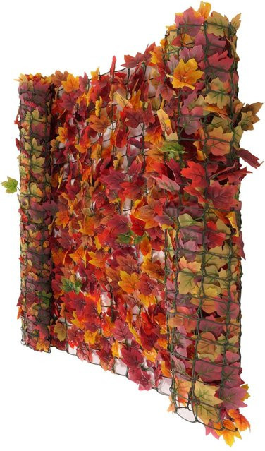MCW Balkonsichtschutz Blatt Ahorn Rot-Gelb B: 300 cm, H: 150 cm - Bild 2