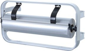 Rocholz Wandabroller STANDARD in Silber verchromt mit 50 cm Rollenbreite und glatter Abreißkante - Bild 1