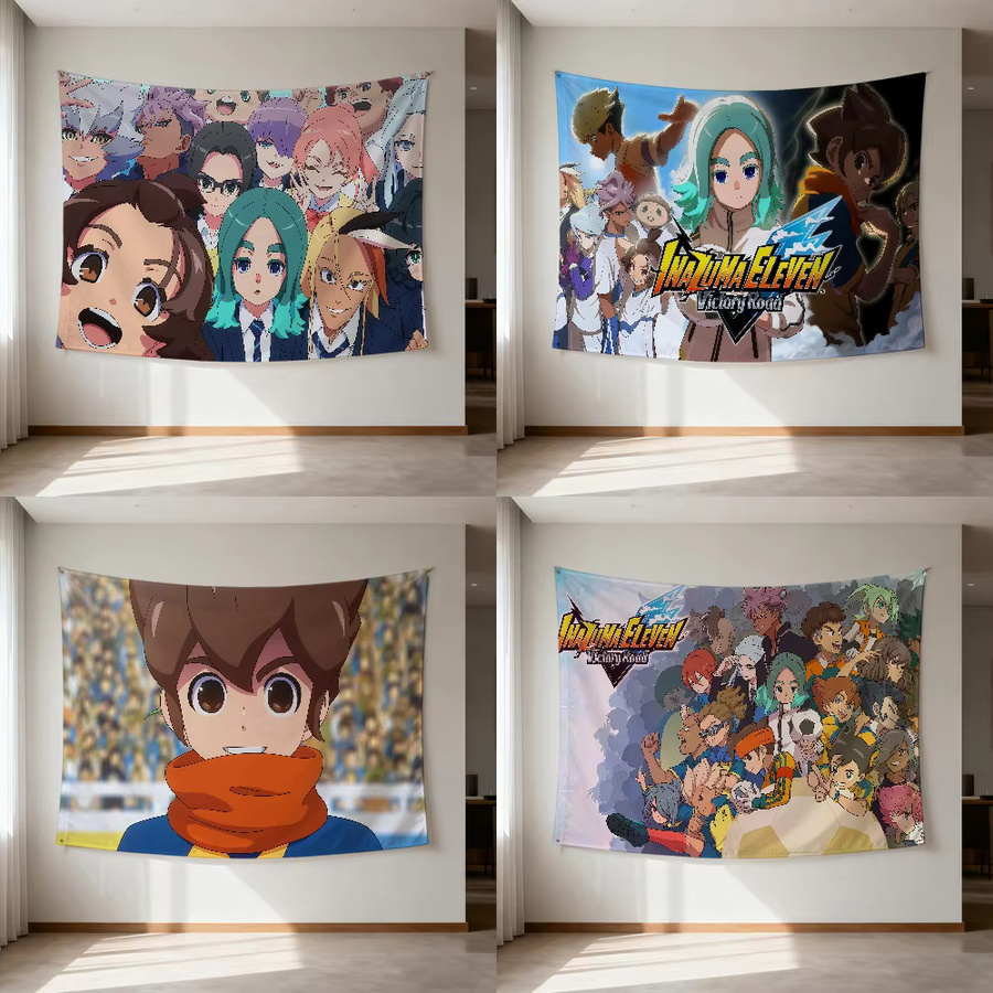 Eleven Road Inazuma Banner Flagge in Multicolour, klassisches Design für Innen und Außen, B/H: 60 x 40 cm - Bild 2