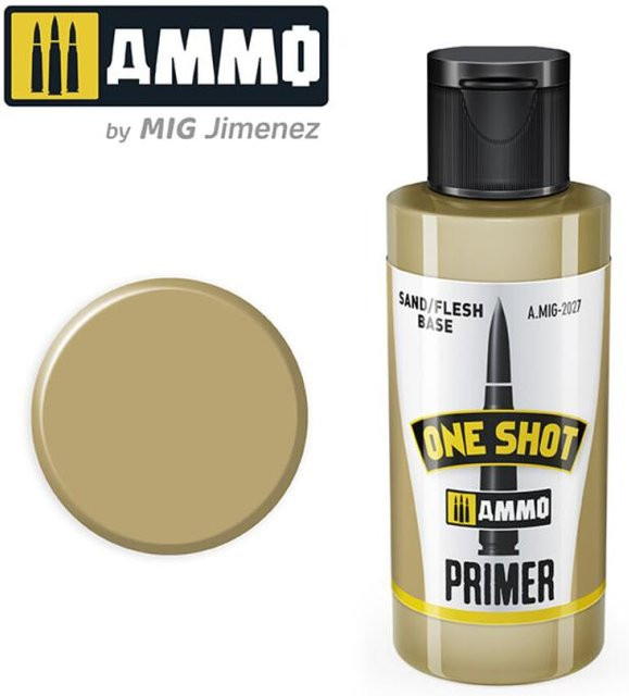 AMMO by MIG Jimenez One Shot Primer Sand Flesh, Braun - Bild 1