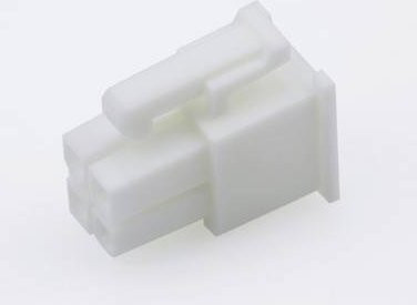 Molex Buchsengehäuse-Kabel in Weiß mit 4er Polzahl und 4,2 mm Rastermaß - Bild 1