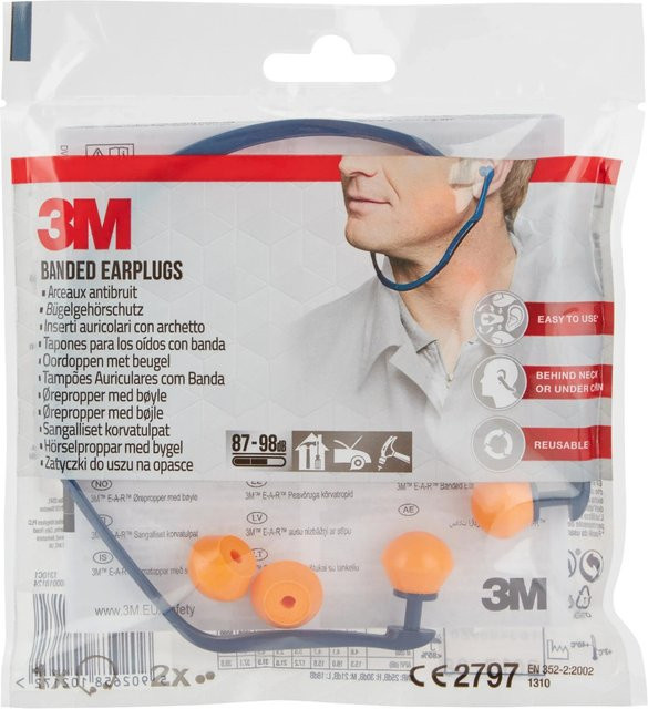 3M Bügelgehörschutz 1310 in Orange - Bild 1