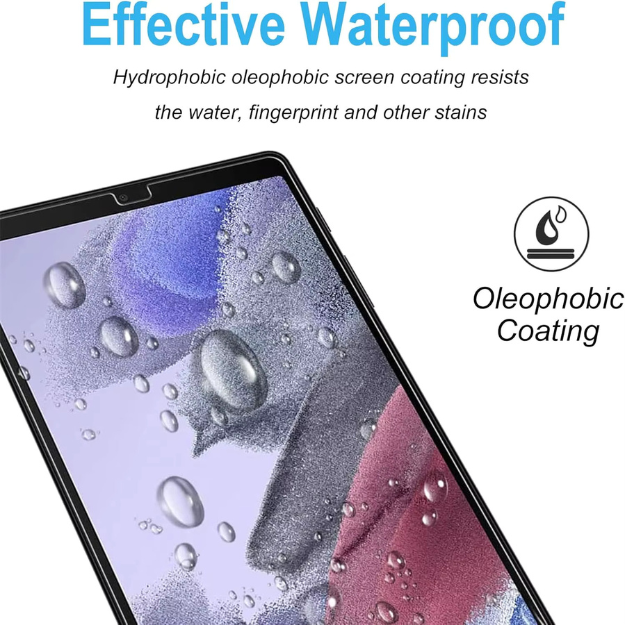 3er-Pack Displayschutzfolie aus 9H gehärtetem Glas für Samsung Galaxy Tab A7 Lite 8,7 Zoll SM-T220 SM-T225, transparent und kratzfest - Bild 3