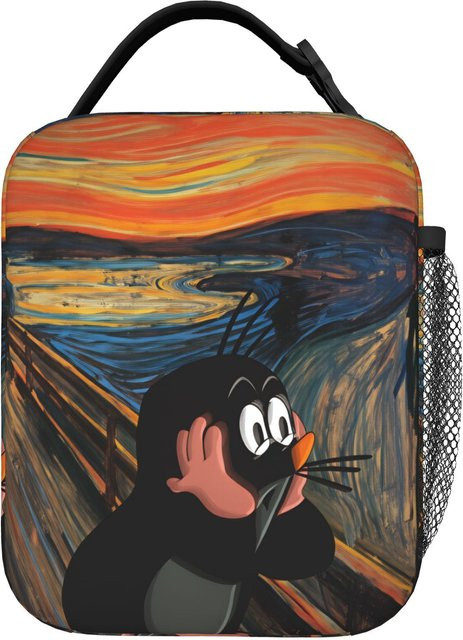 Fancy Style Studio Krtek Maulwurf Brotdose und Kühltasche für Mädchen, wasserdichte Tragetasche in Mehrfarbig - Bild 1