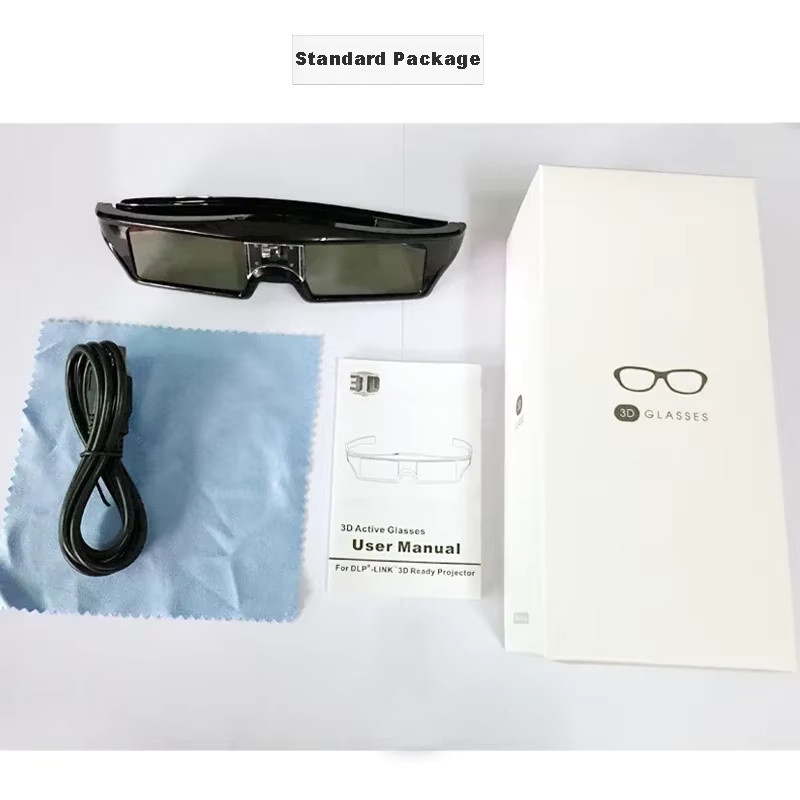 HOWEE KX30 3D-Brille DLP-LINK Active Shutter Universal in Schwarz für Xgimi, Optoma, Sharp, LG, Acer, Jmgo und BenQ Projektoren - Bild 3