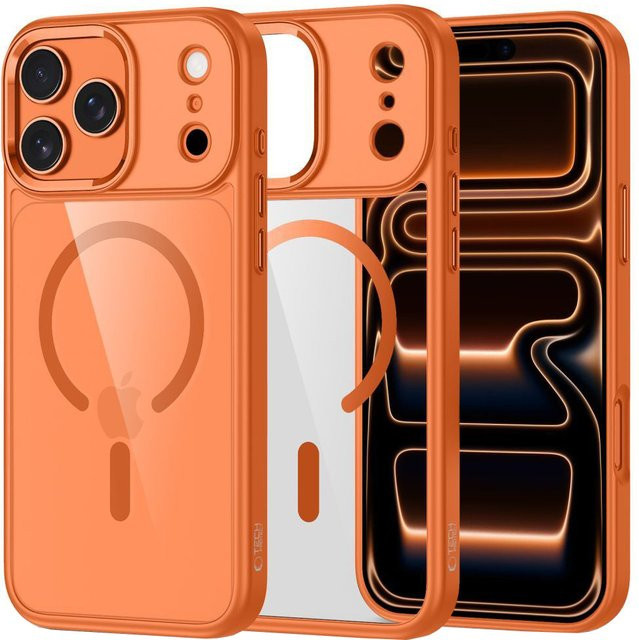 Tech-Protect MagSafe Hülle Magmat für Apple iPhone 17 Pro in Orange - Bild 1