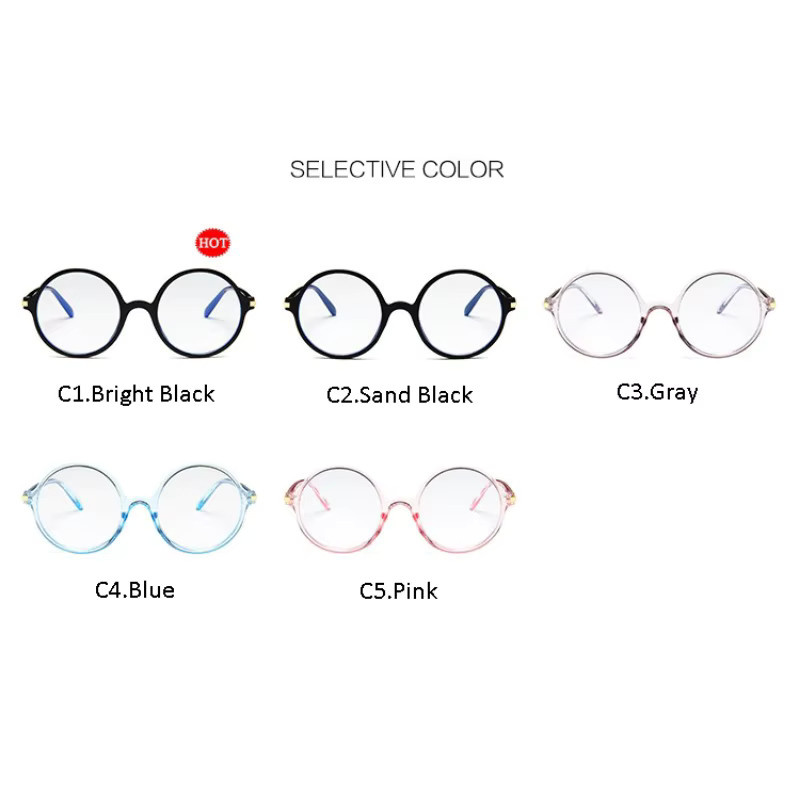 Samjune Korrektionsbrille, Rund, Vollrand, Kunststoff, Unisex, Blaulichtfilter - Bild 2