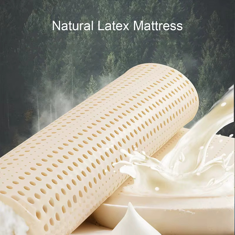 GraspDream Natürliche 100% Latex-Matratze aus Flüssigkautschuk in Weiß - Bild 3