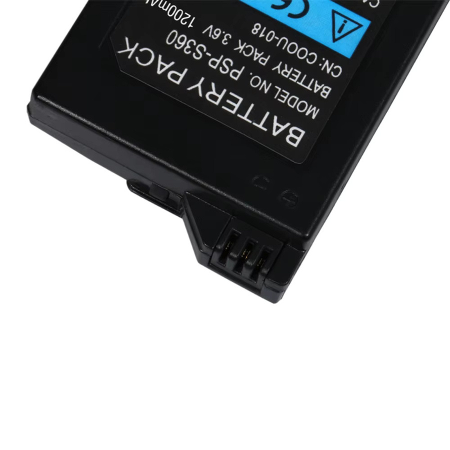Sony PSP-S110 3,6V Akku in Schwarz für PSP 2000 und PSP 3000 Spielkonsolen, wiederaufladbarer Lithium-Ionen-Ersatzakku - Bild 3