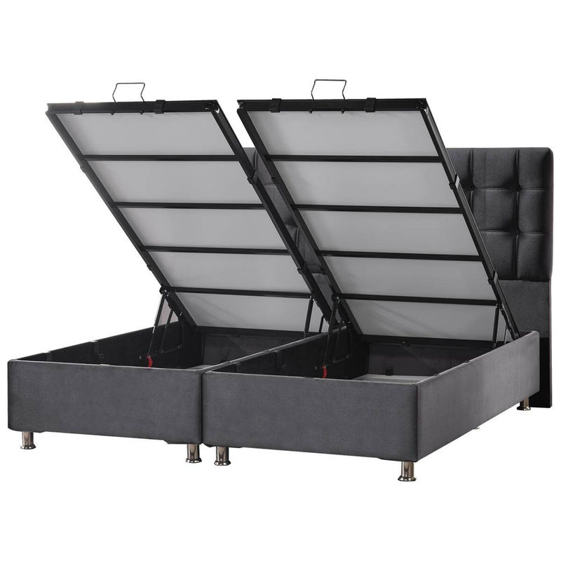 Polsterbett Etna von POCO in Anthrazit mit Lift-up-Funktion, Liegefläche B: 180 cm, L: 200 cm - Bild 2