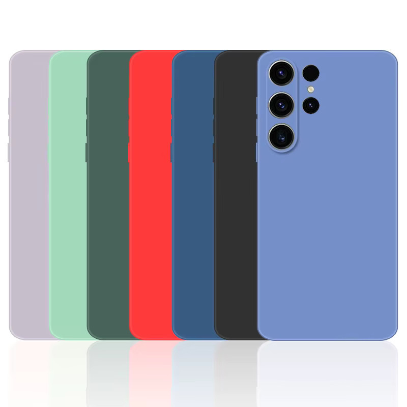 Samsung Galaxy S26 Ultra S26 Plus S26 FE Schutzhülle aus Flüssigsilikon in Blau - Bild 2