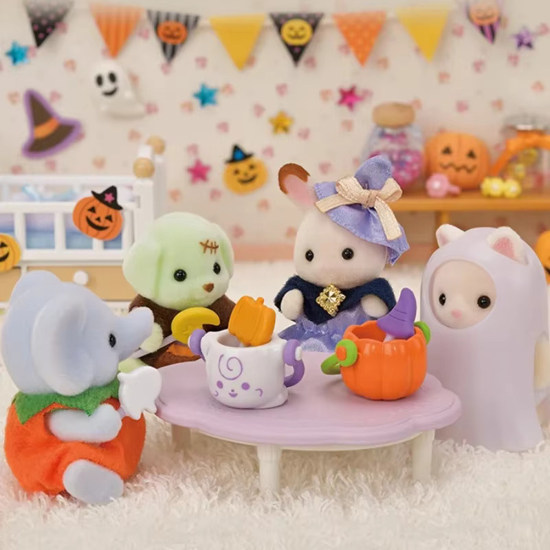 Sylvanian Families Forest Family Anime Festivals Limited Halloween Weihnachtsset, Puppe, ab 3 Jahren - Bild 2