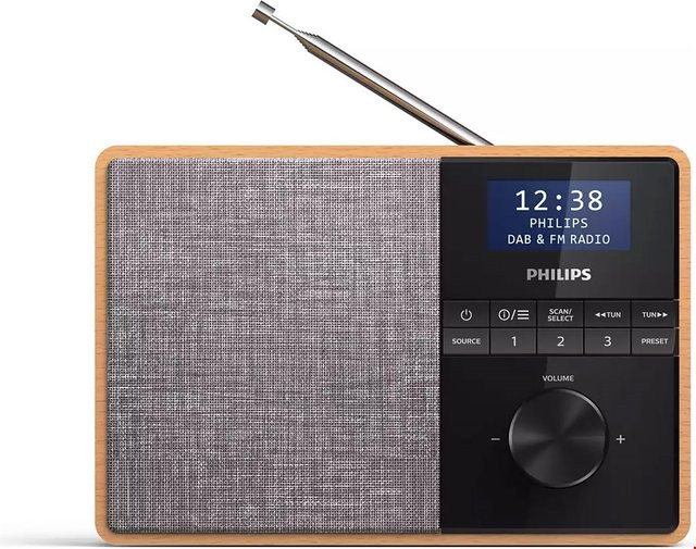 Philips Kofferradio TAR5505/10 mit Bluetooth, DAB+ und FM in Multicolour - Bild 1