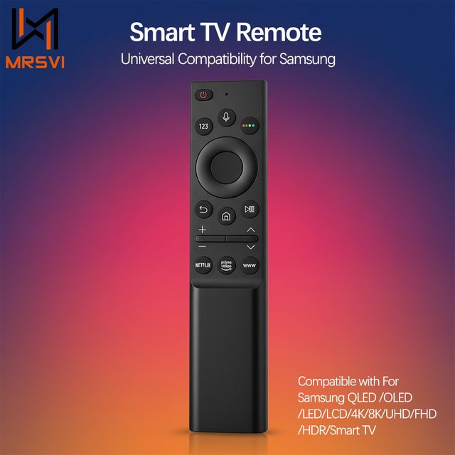 MRSVI Ersatz-Sprachfernbedienung BN59-01363L BN59-01363C in Schwarz für Samsung Smart TV - Bild 1