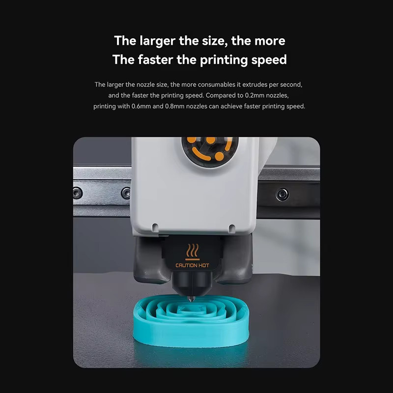 Bambu Lab Hotend Montage-Set mit austauschbaren Düsen für 0,2 mm, 0,4 mm, 0,6 mm und 0,8 mm für A1 und A1 Mini 3D-Drucker - Bild 2