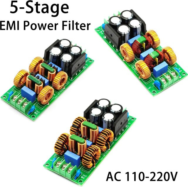 DykbRadio 5-stufiger AC EMI Power Filter zur Rauschunterdrückung für Audio Decoder DAC und Verstärker in Multicolour - Bild 1