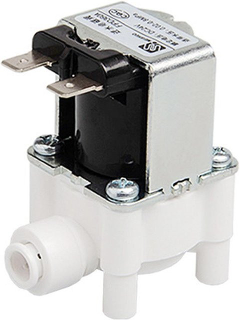 Verschleißfestes Einlass-Magnetventil 24V für Wasserreiniger, 1/4 Zoll, Farbe: Weiß - Bild 1