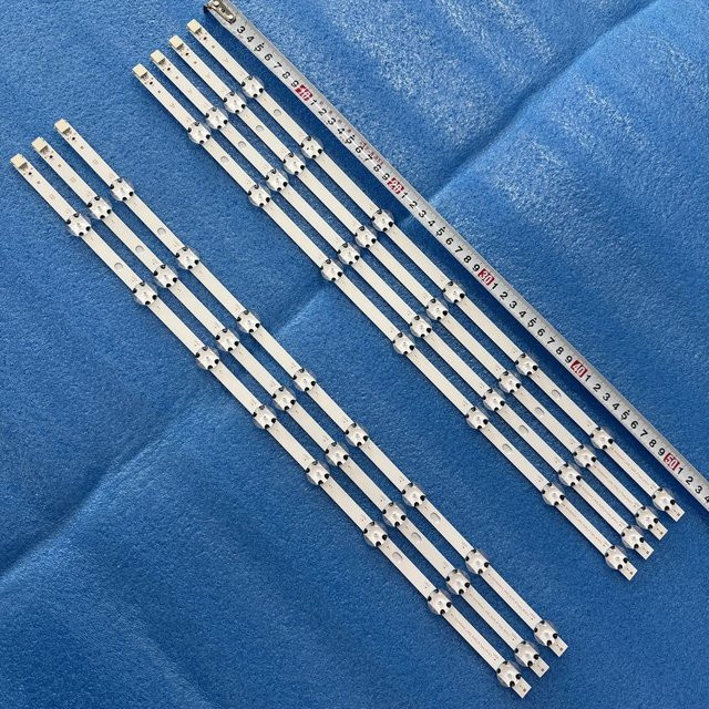 LED Hintergrundbeleuchtung Streifen in Weiß für Telefunken XU55D401 D55U296B4CW TE55292G37Z2P AYA A55UHD4805 Toshiba 55U6769DA 55U5763D - Bild 1