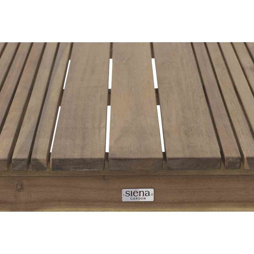 Siena Garden Falun Gartentisch aus Akazienholz in Beige Natur, B/T/H: 150 x 89,8 x 74 cm - Bild 2