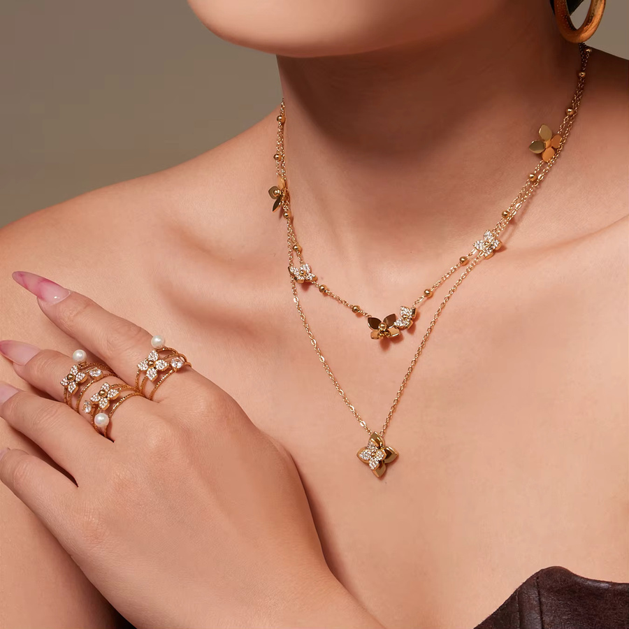 Liora Anhänger Kette, Zirkonia, Edelstahl, Damen - Bild 2