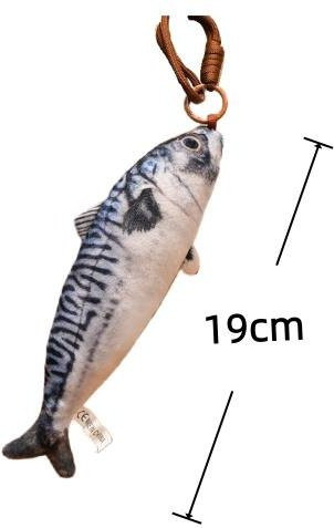 Fisch-Plüschanhänger, gray, Unisex - Bild 1