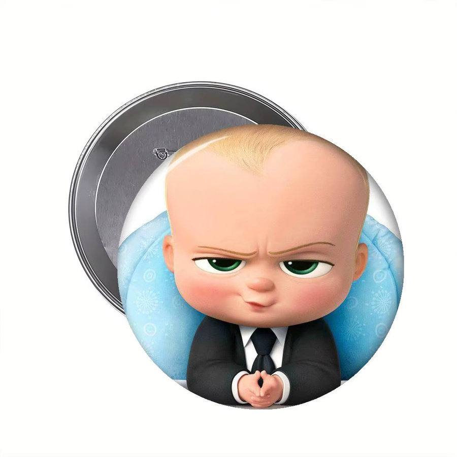 Brosche Anime-Spiele Boss Baby, Messing, Bunt - Bild 4