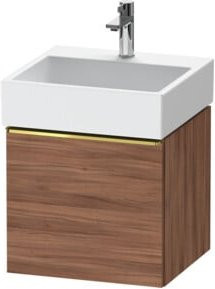 Duravit Waschtischunterschrank D-Neo, Wandhängend, Braun, Glänzend, B: 48,4 cm, T: 44,2 cm - Bild 1