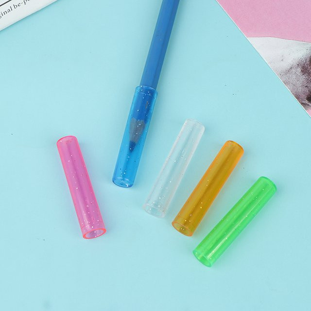 20 Stück JETTING Schutzkappen für Bleistifte aus Kunststoff in Mehrfarben und Transparent - Bild 1
