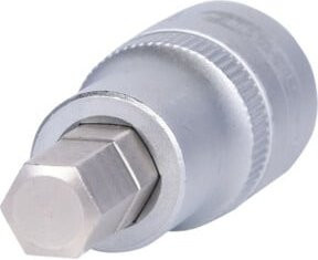 KS Tools Bit-Stecknuss Innensechskant kurz 1/2" Silber - Bild 1