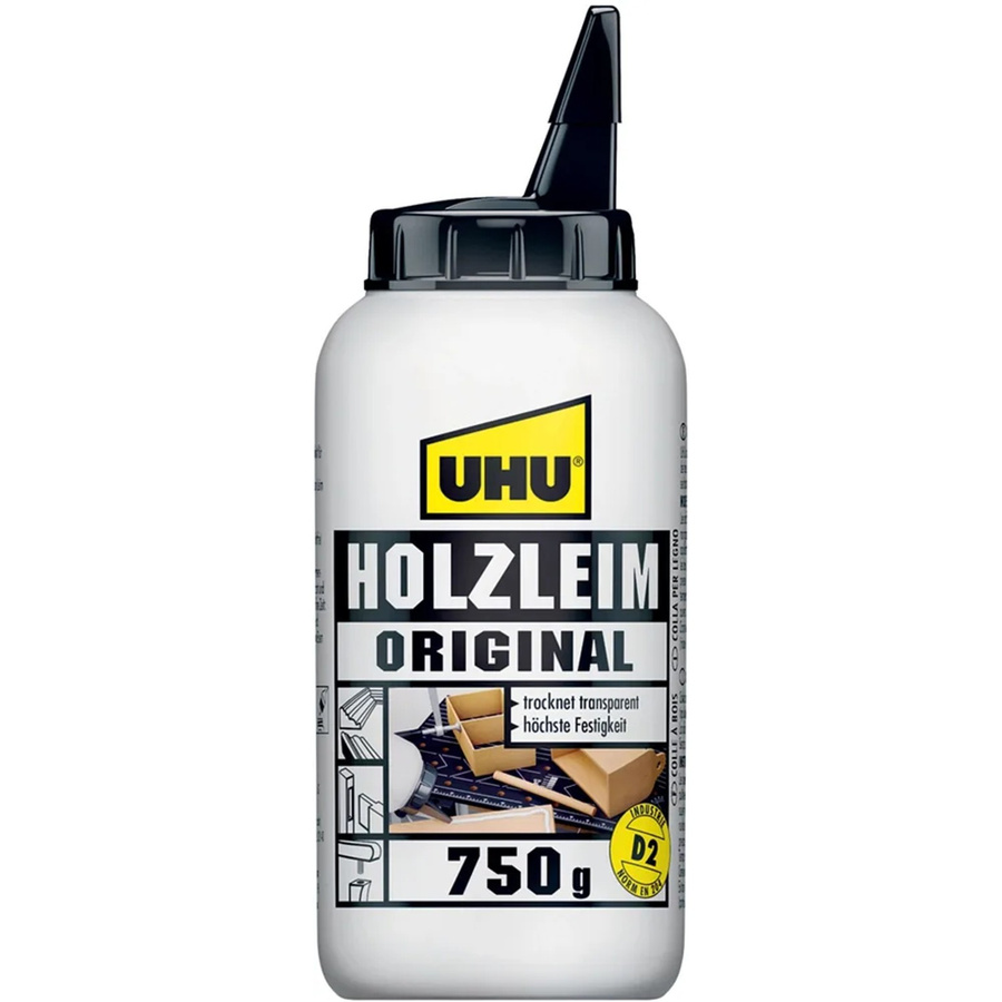 UHU Original D2 Holzleim transparent 750 g - Bild 2